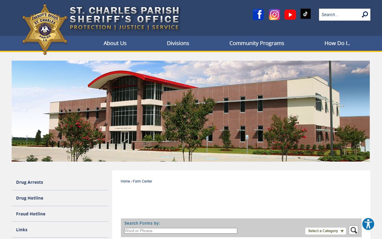St. Charles Parish Sheriff PREA complaint form for Nelson Coleman incidents